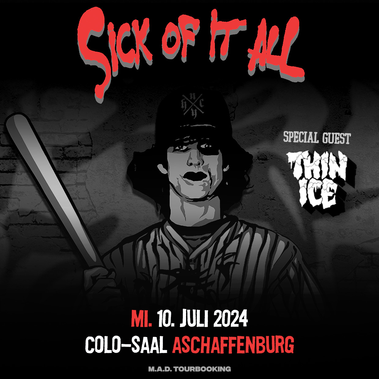 2024-07-10 - Colo-Saal Aschaffenburg - Sick Of It All, Thin Ice